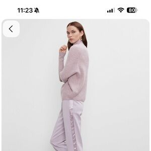 Club Monaco Lilac Cashmere Sweater Size SP